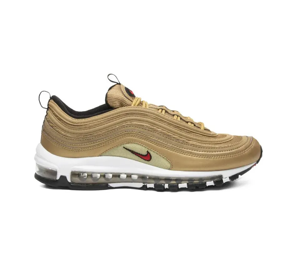 Кроссовки Nike Air Max 97 OG QS 'Metallic Gold' (Золотые) Унисекс