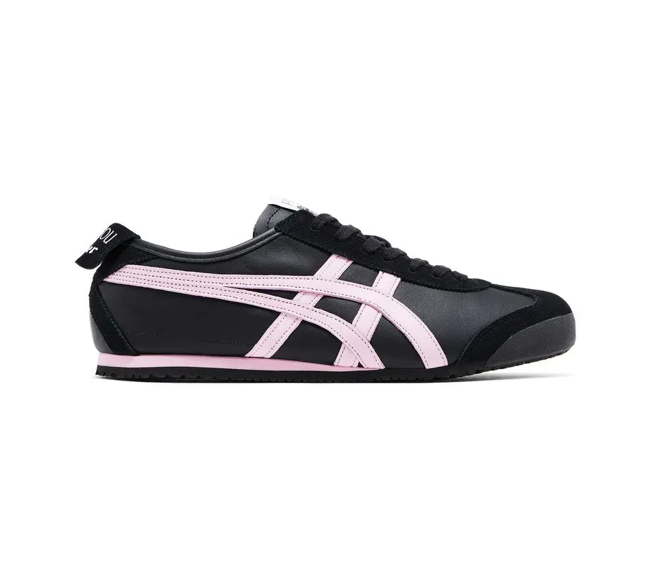 Низкие кроссовки Onitsuka Tiger PATOU x Mexico 66 'Black Pink' (Чёрные) Унисекс