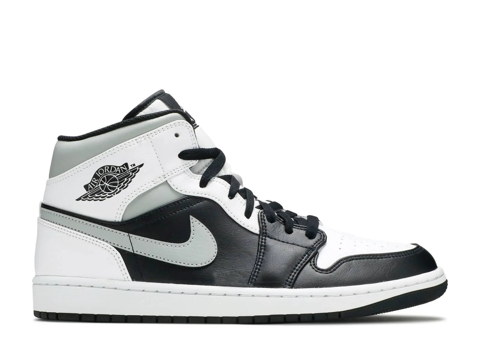 Высокие кроссовки Air Jordan 1 Mid White Shadow (Белый) Унисекс
