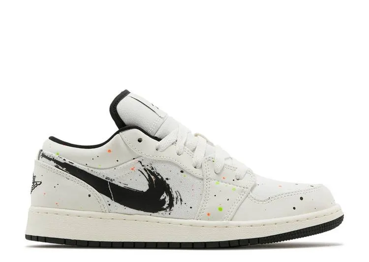 Низкие кроссовки Air Jordan 1 Low SE Paint Splatter (Белый) - Унисекс