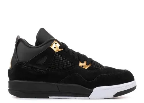 Высокие кроссовки Air Jordan 4 Retro Royalty Kids (Чёрный) Детский