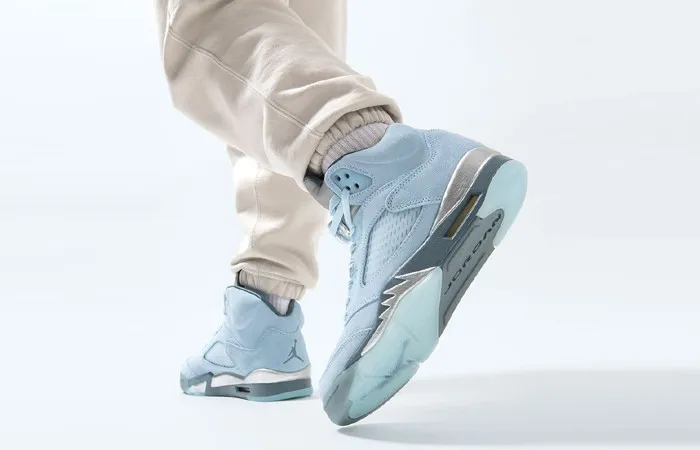 Air Jordan 5 Blue Bird фото