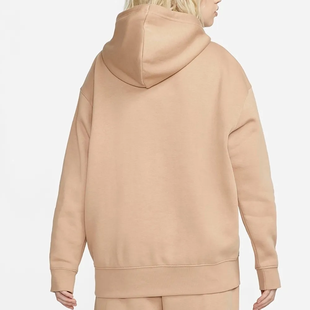 Essential Fleece Hoodie Oversize Beige фото