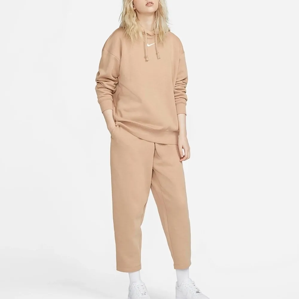 Essential Fleece Hoodie Oversize Beige фото