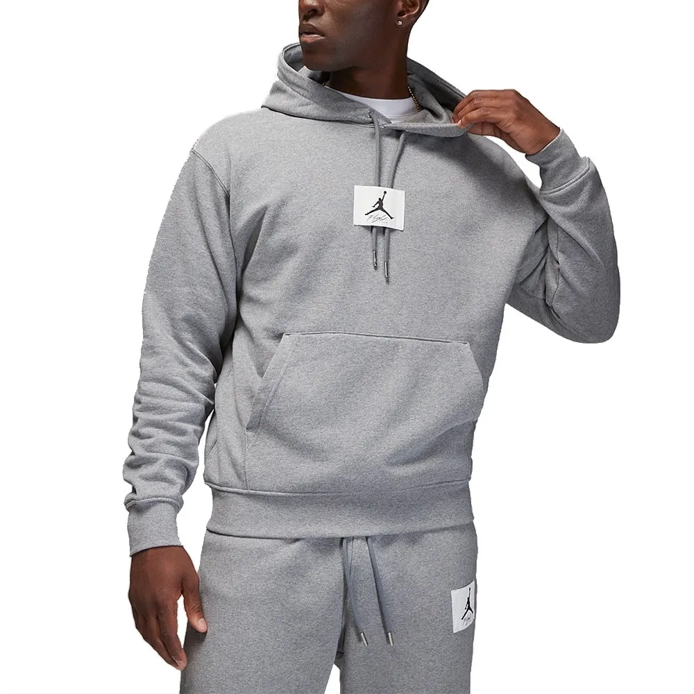 Essential Statement Sub-Knit Hoodie Grey