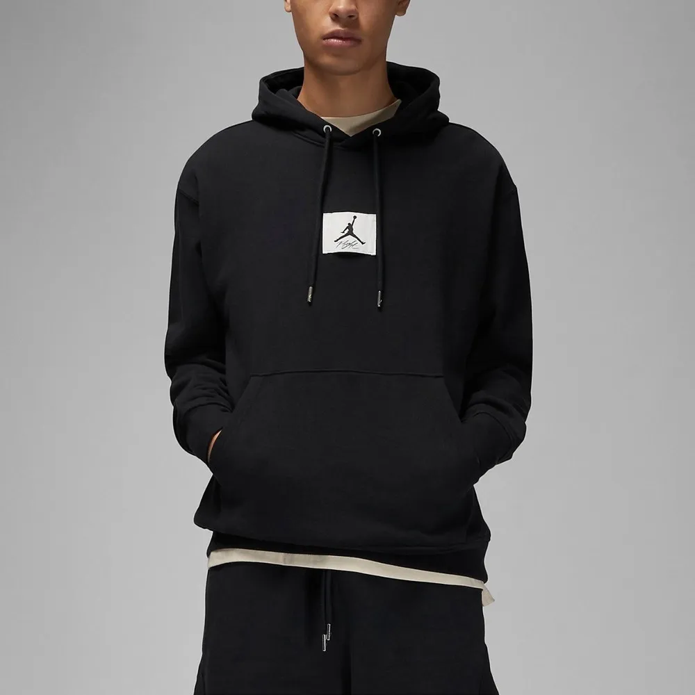 Essential Statement Sub-Knit Hoodie Black