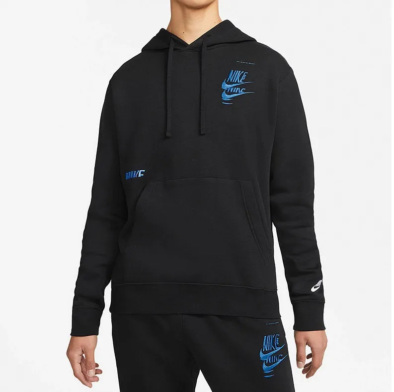Swoosh Hoodie Black