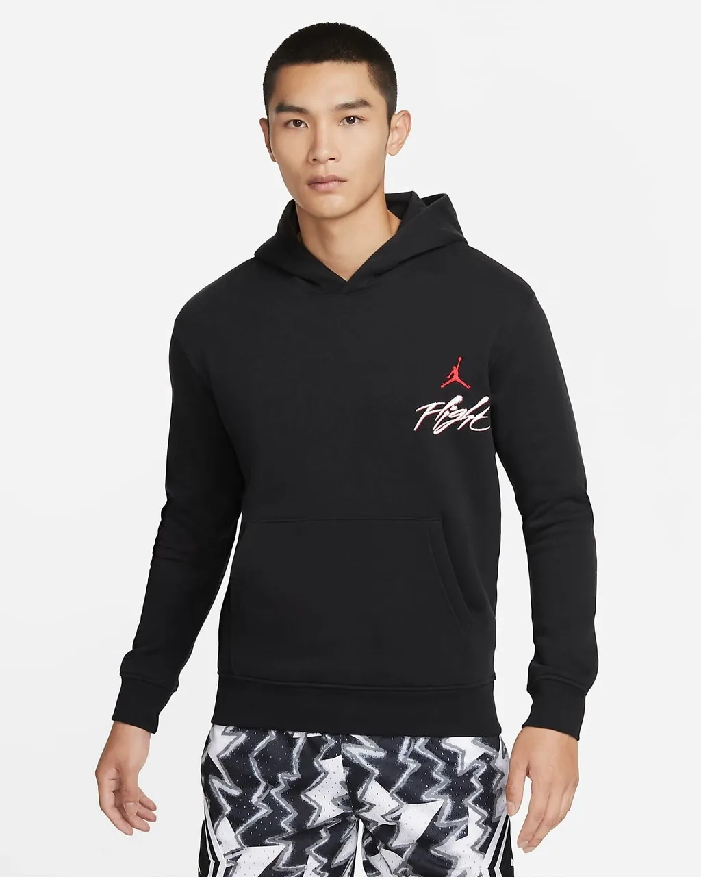 Flight Fleece Hoodie Black