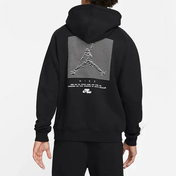 Casual Drawstring Hoodie Black фото