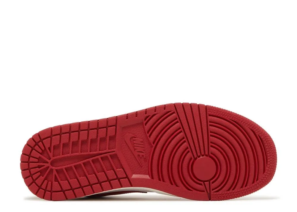 Air Jordan 1 Low White Gym Red фото