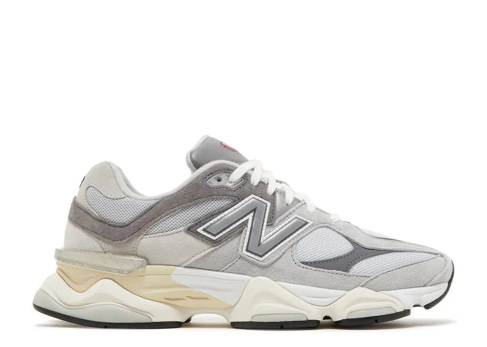 Низкие кроссовки New Balance 9060 Rain Cloud Grey (Серый) Унисекс