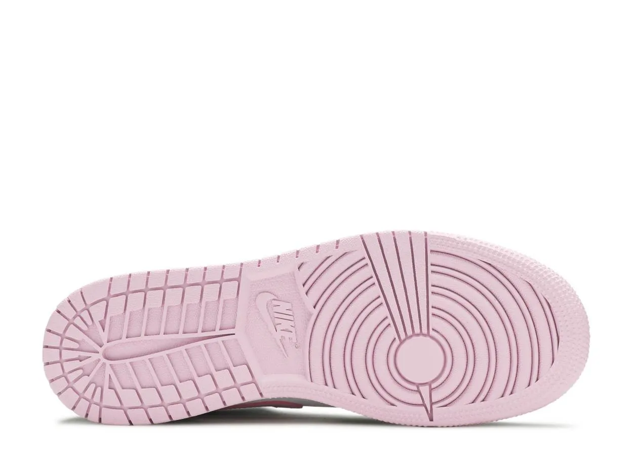 Air Jordan 1 Mid GS White Light Arctic Pink фото