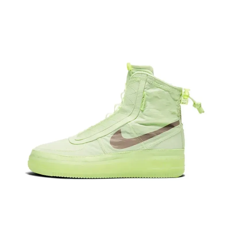 Кроссовки Nike Air Force 1 High Air Force 1 Shell Volt (Салатовый) Унисекс
