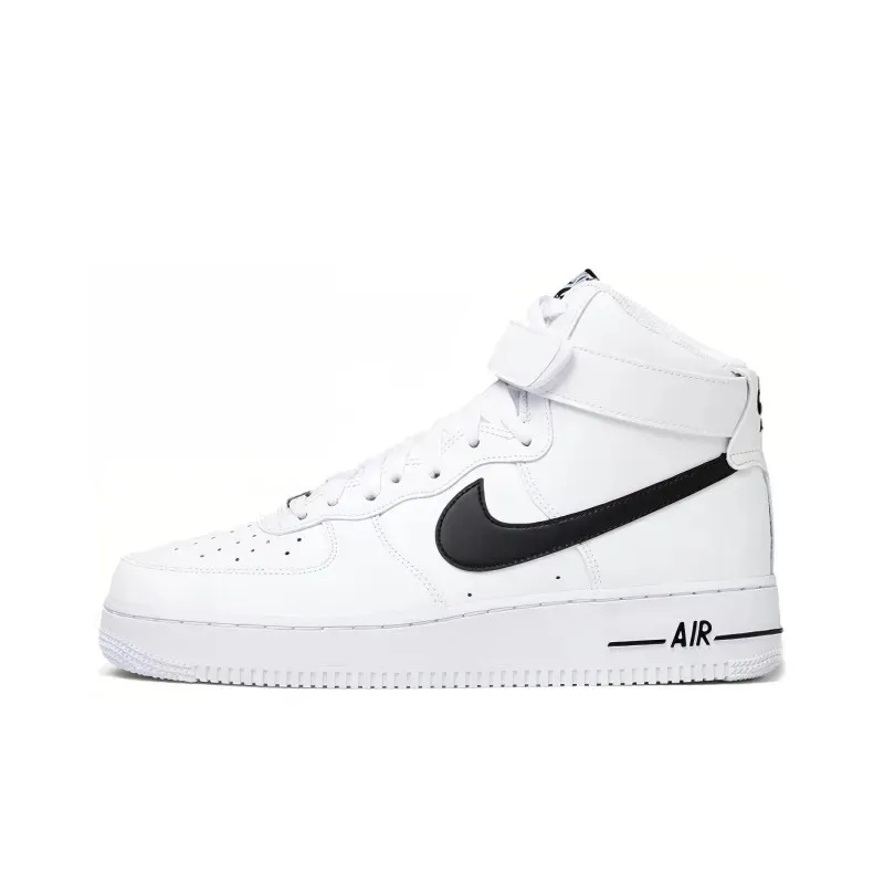 Кроссовки Nike Air Force 1 High White Black (Белый) Унисекс