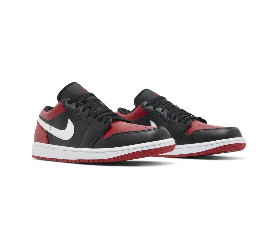 Air Jordan 1 Low Alternate Bred Black Red фото