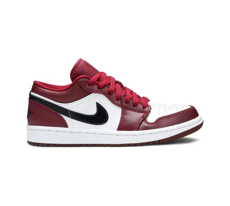 Низкие кроссовки Air Jordan 1 Low Noble Red (2019) (Красный) Мужской