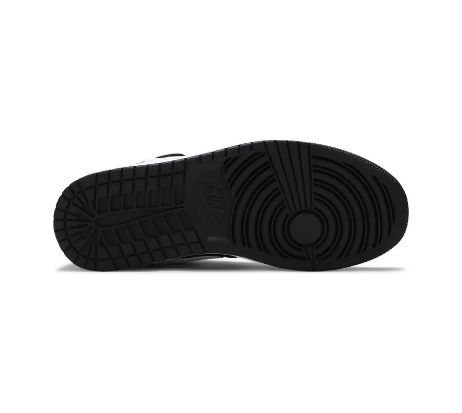 Air Jordan 1 Mid 1 Mid White Black фото