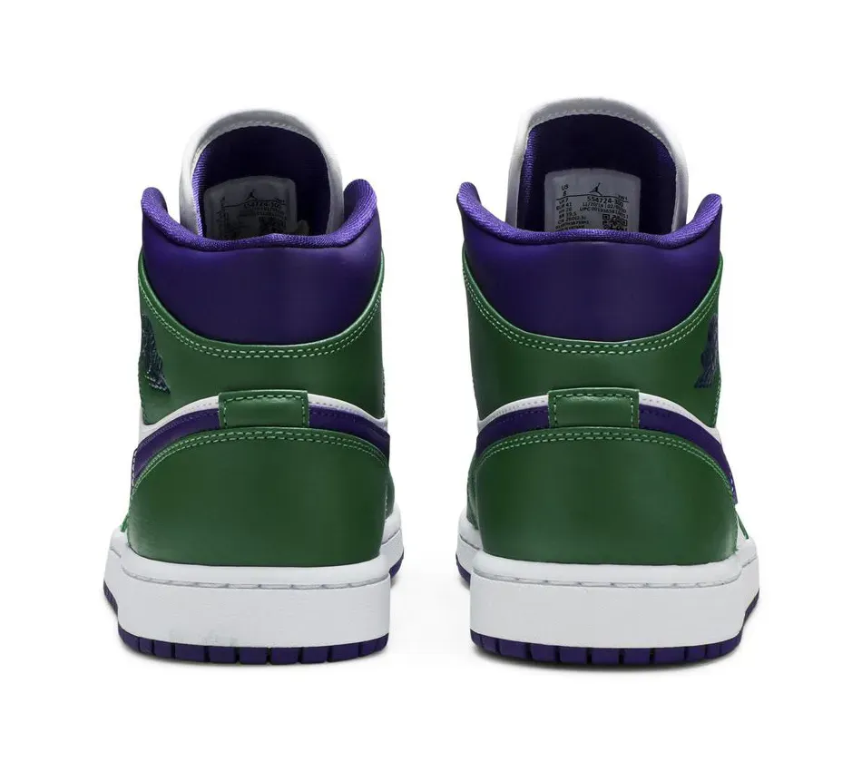 Air Jordan 1 Mid Incredible Hulk (2020) фото