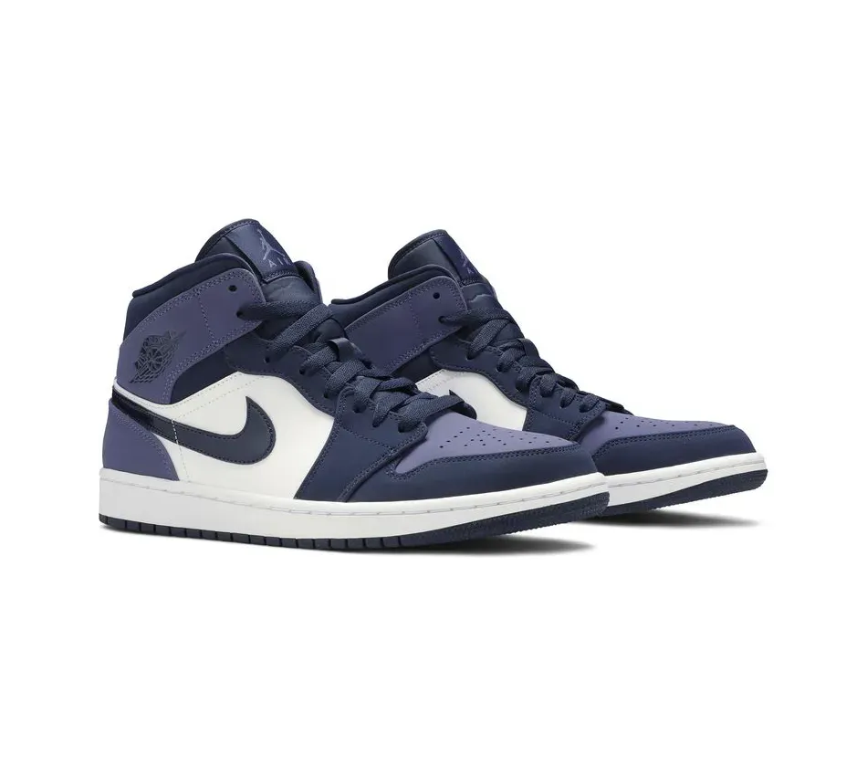 Air Jordan 1 Mid Sanded Purple (2019) фото