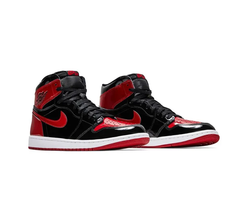 Air Jordan 1 High 1 Retro High OG Patent Bred фото