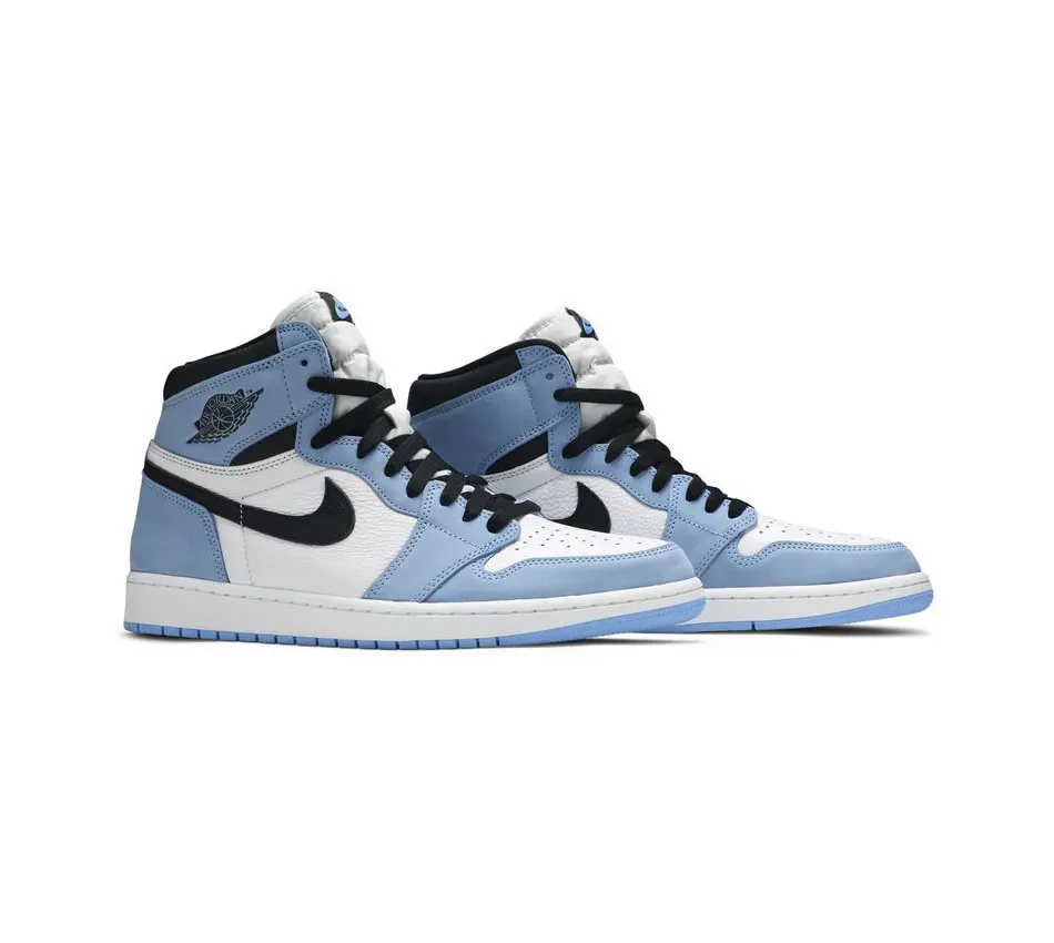 1 Retro High White University Blue Black (2021) фото