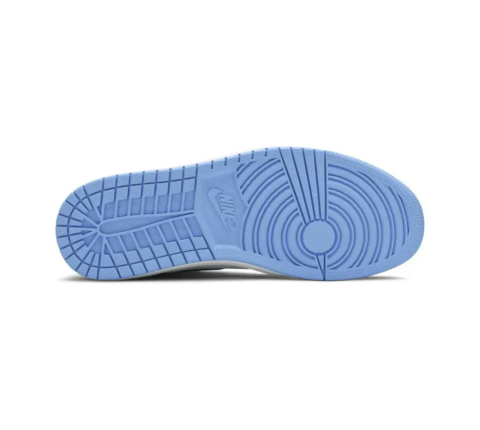 1 Retro High White University Blue Black (2021) фото