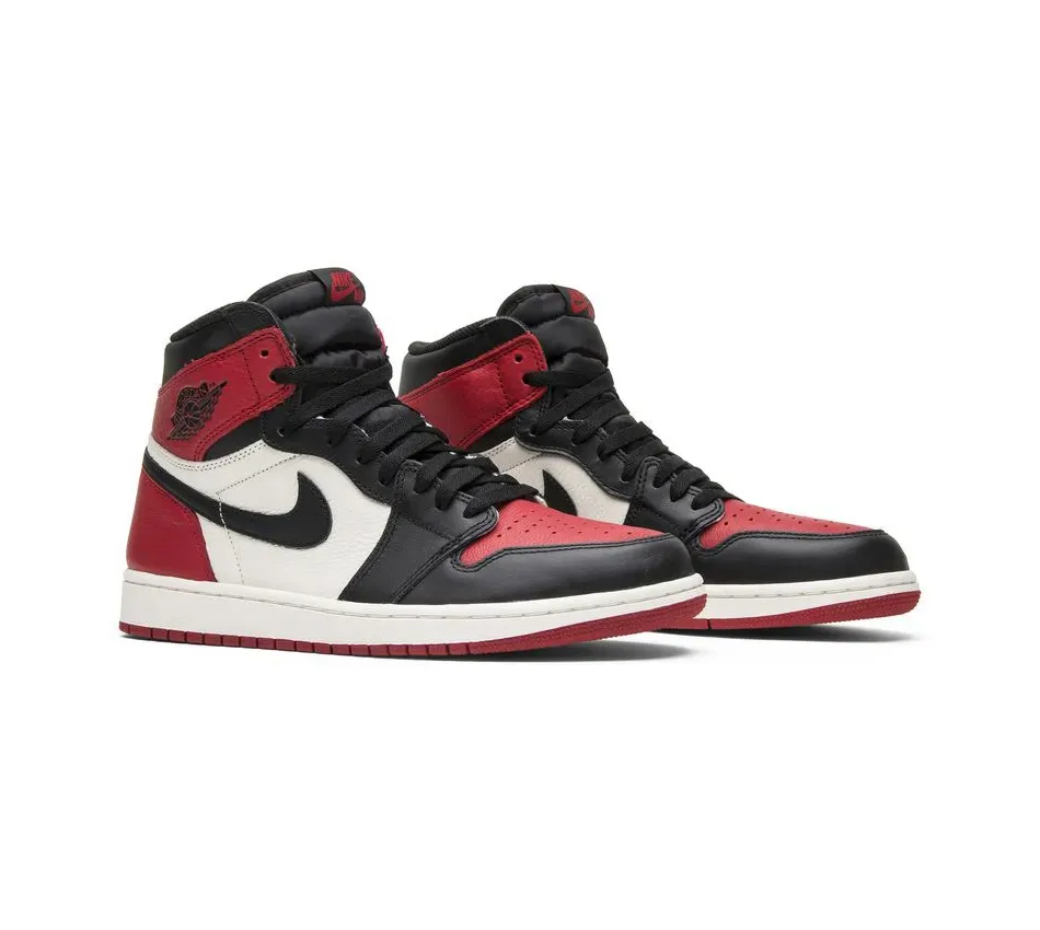Air Jordan 1 High Bred Toe (2018) фото