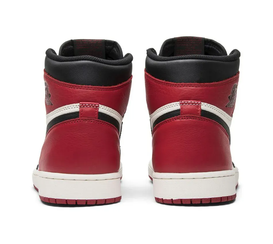 Air Jordan 1 High Bred Toe (2018) фото