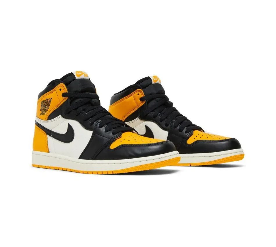 Air Jordan 1 High Yellow Toe фото