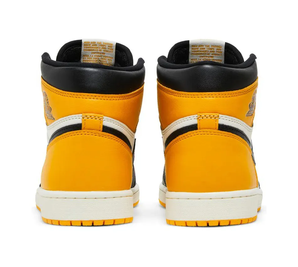 Air Jordan 1 High Yellow Toe фото
