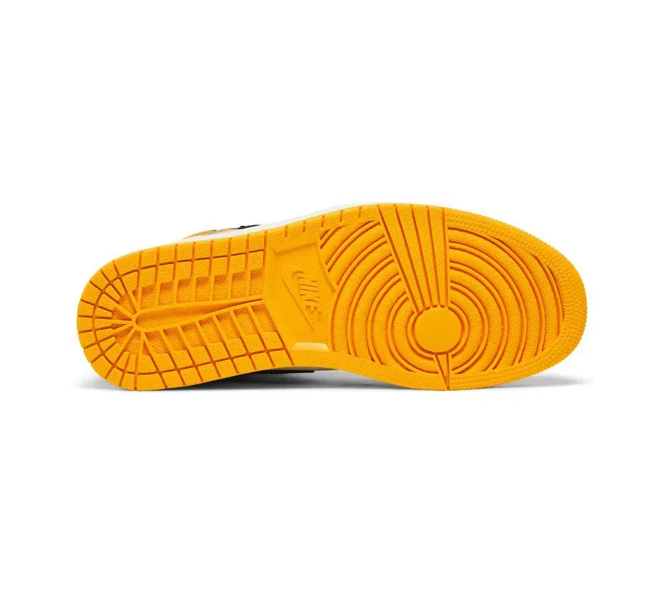 Air Jordan 1 High Yellow Toe фото