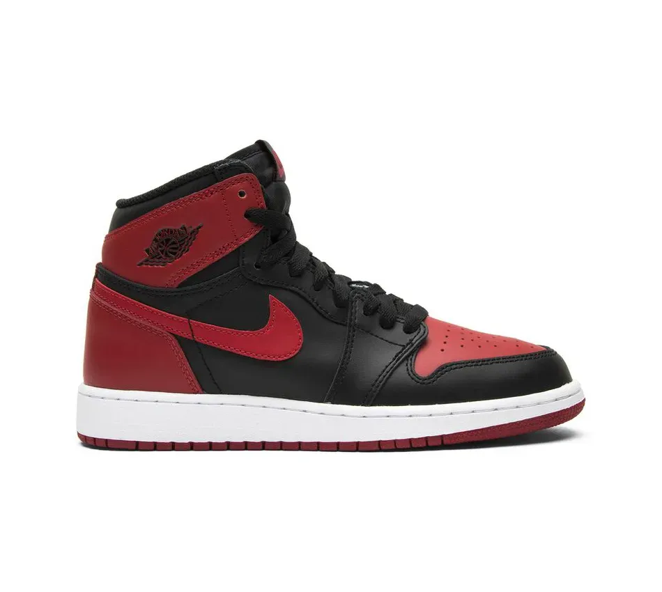 Высокие кроссовки Air Jordan Air Jordan 1 High OG GS Banned 2016 (Цвет: Красный) Женский