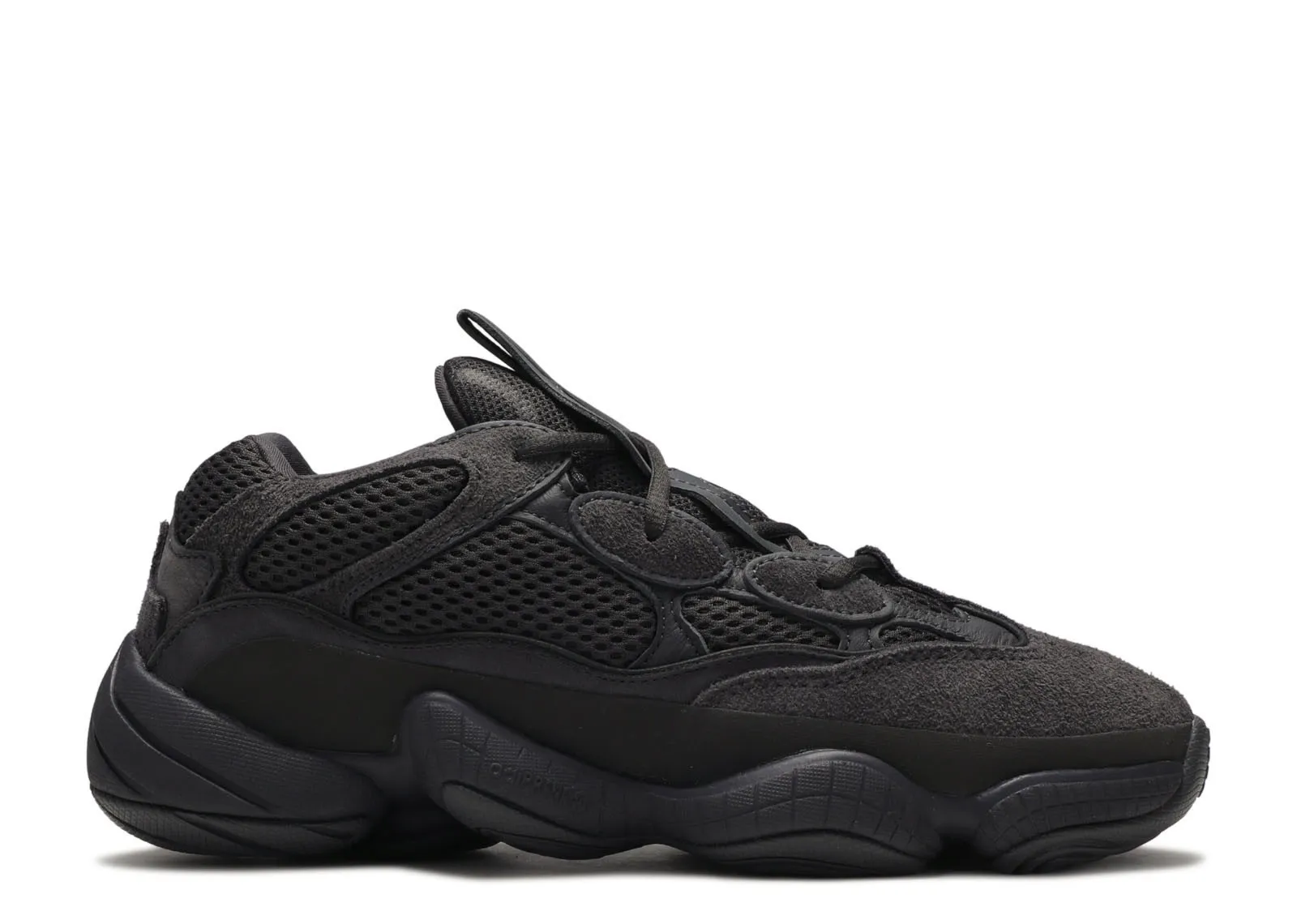 Низкие кроссовки Adidas Yeezy 500 Utility Black (Чёрный) Унисекс