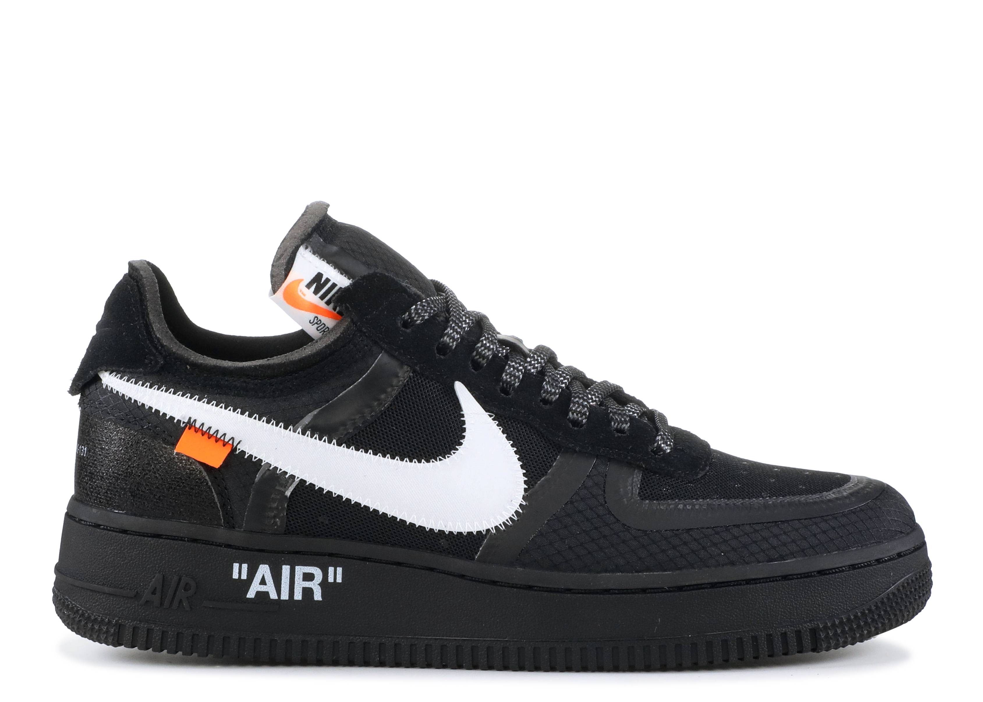 Off White 1 Low Black (2018)