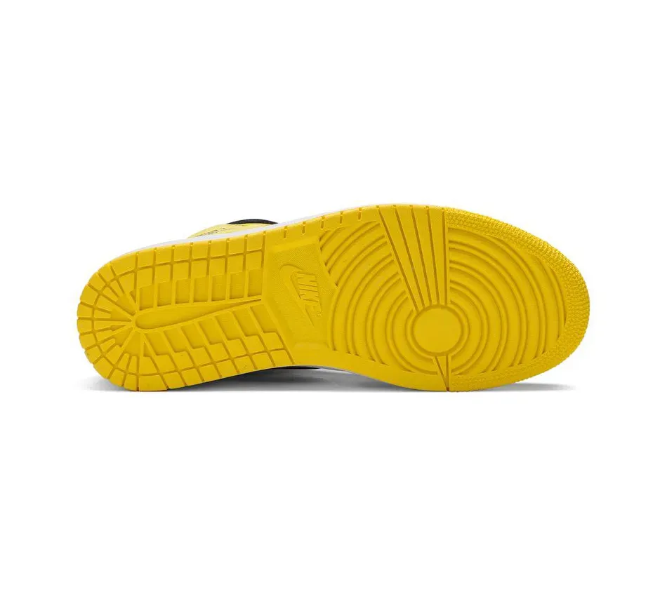 Air Jordan 1 Mid SE Yellow Toe фото