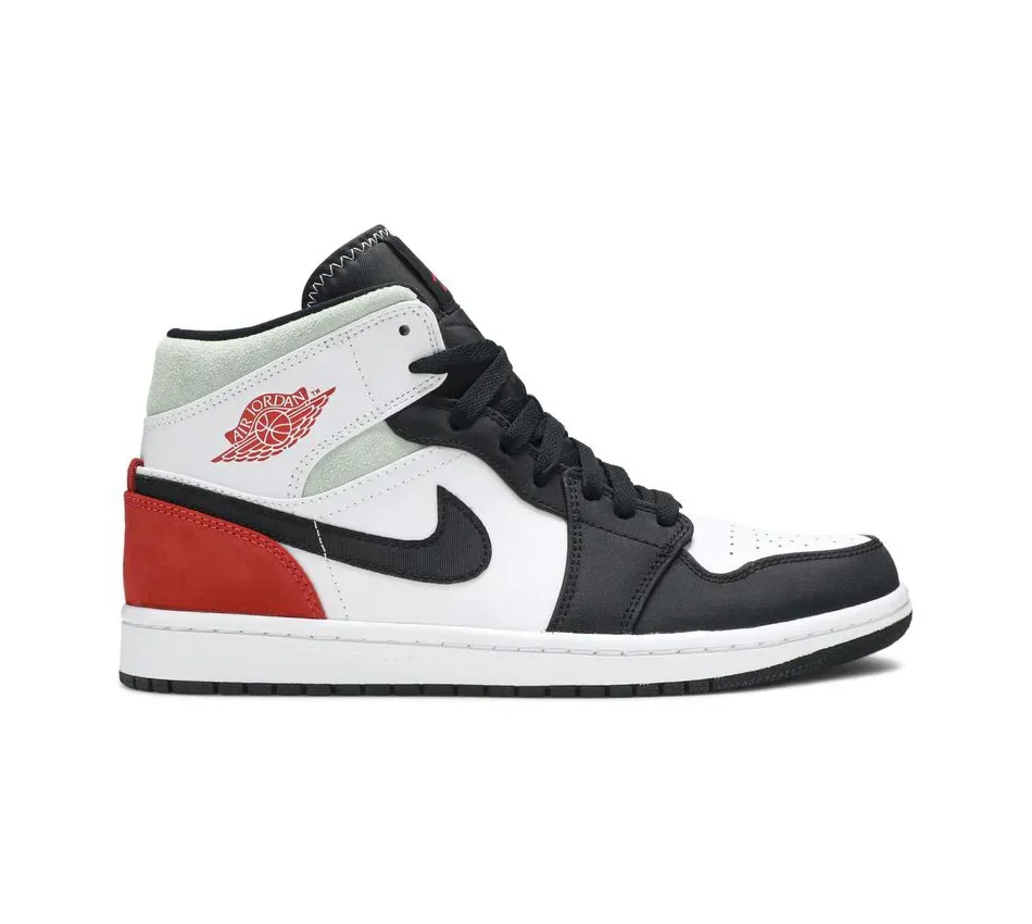 Высокие кроссовки Air Jordan 1 Mid SE Union Black Toe (Белый) Мужской