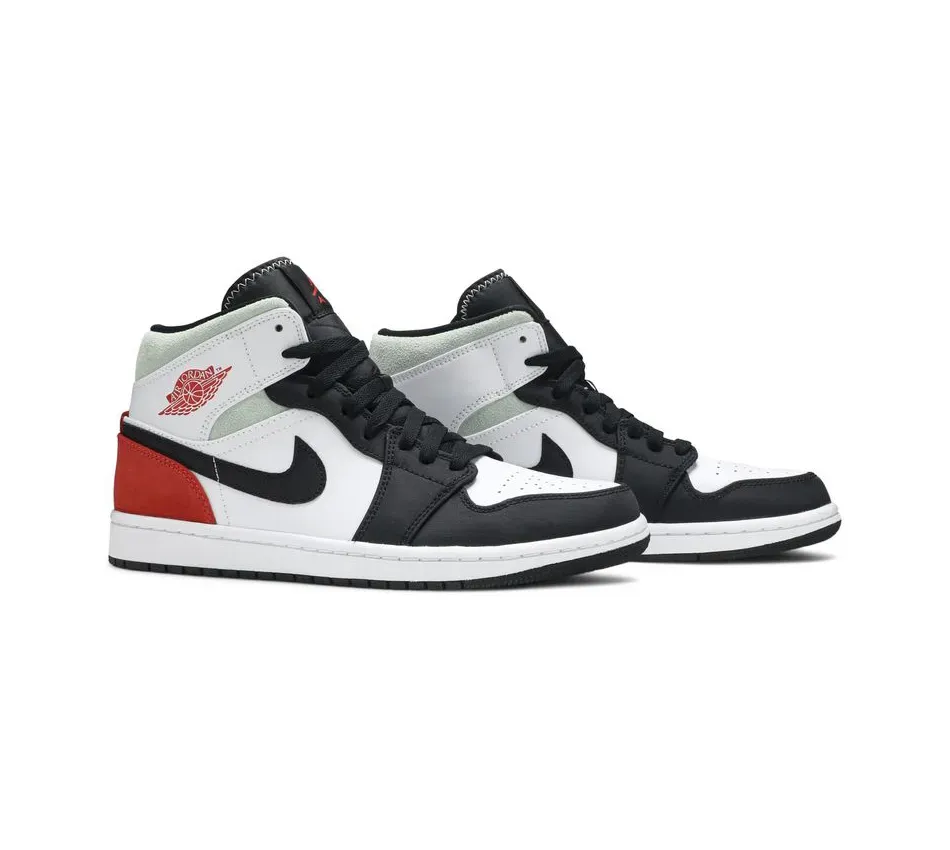 Air Jordan 1 Mid SE Union Black Toe фото