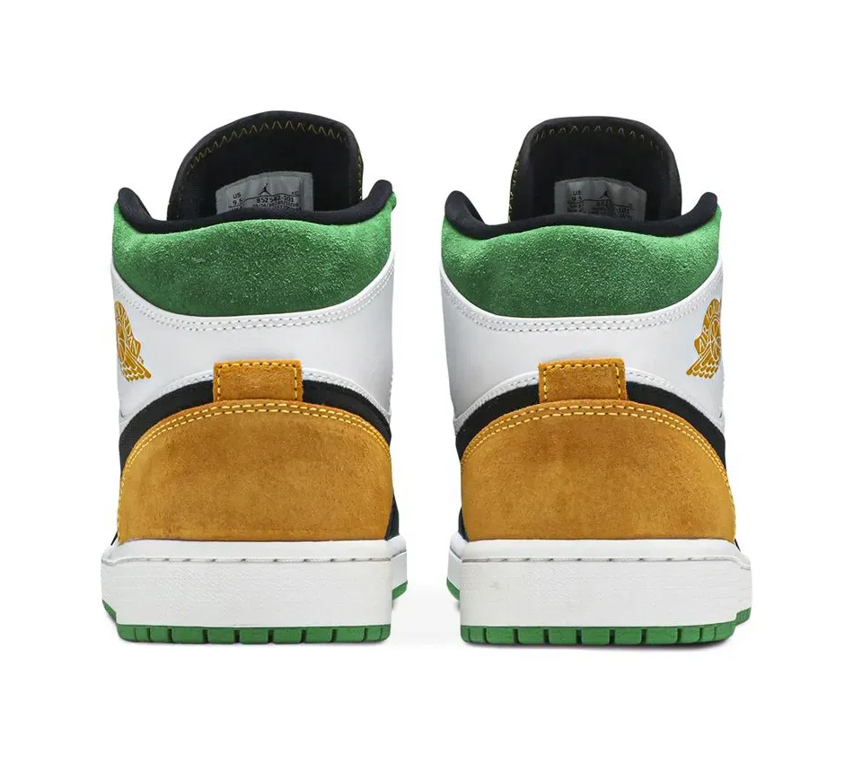 Air Jordan 1 Mid Oakland (2020) фото