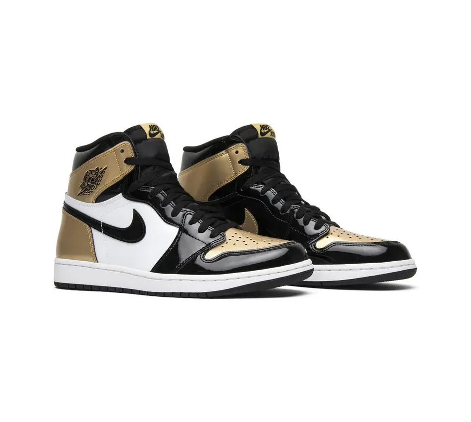 1 Retro High Gold Toe фото