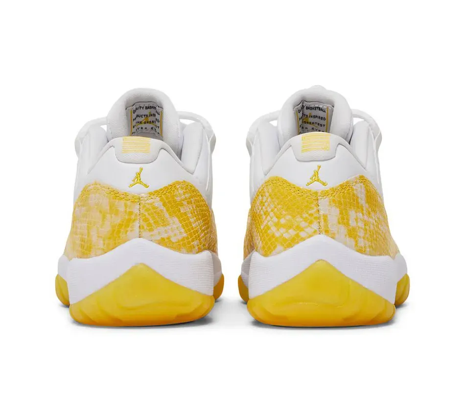 Air Jordan 11 Yellow Snakeskin фото