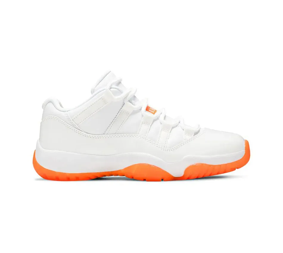 Низкие кроссовки Air Jordan Air Jordan 11 Low Bright Citrus (Белый) Унисекс