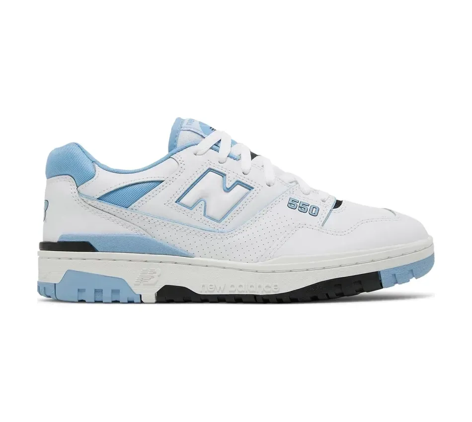 Низкие кроссовки New Balance 550 Team Carolina Blue (Белый) Унисекс