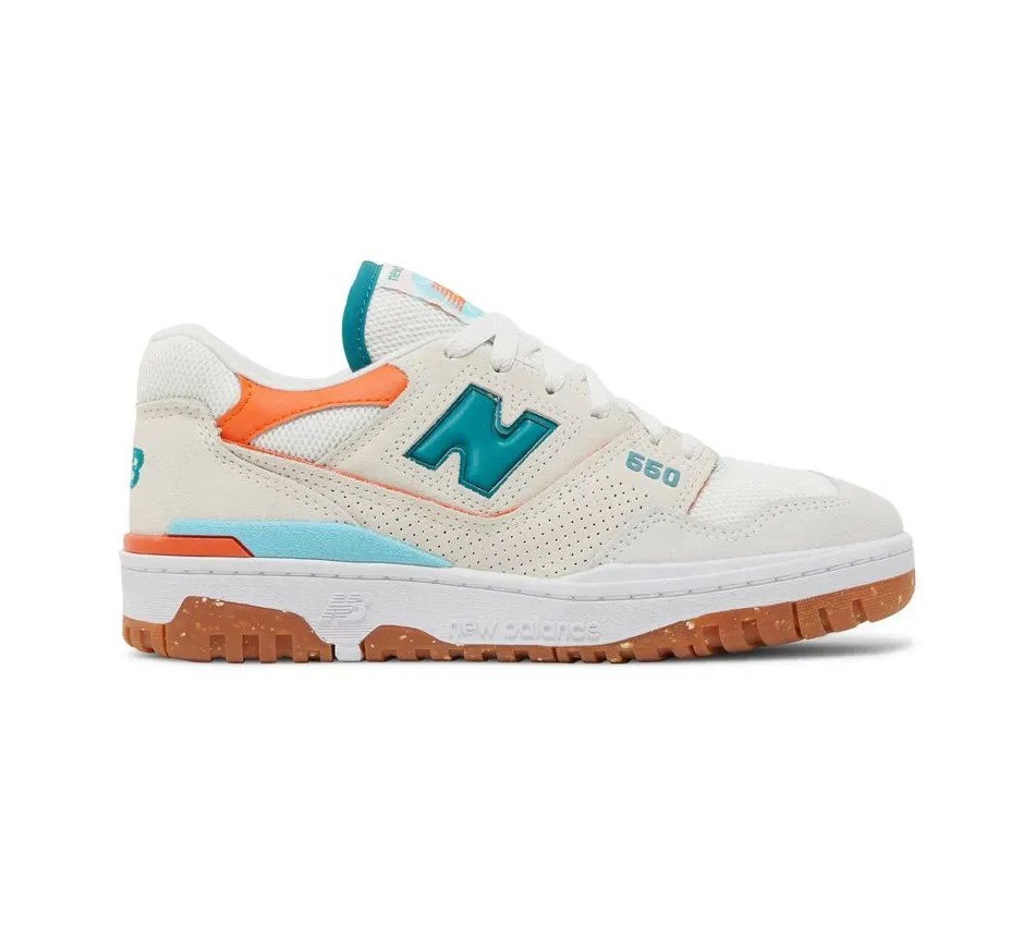 Низкие кроссовки New Balance 550 Sea Salt Verdigris (Белый) Унисекс