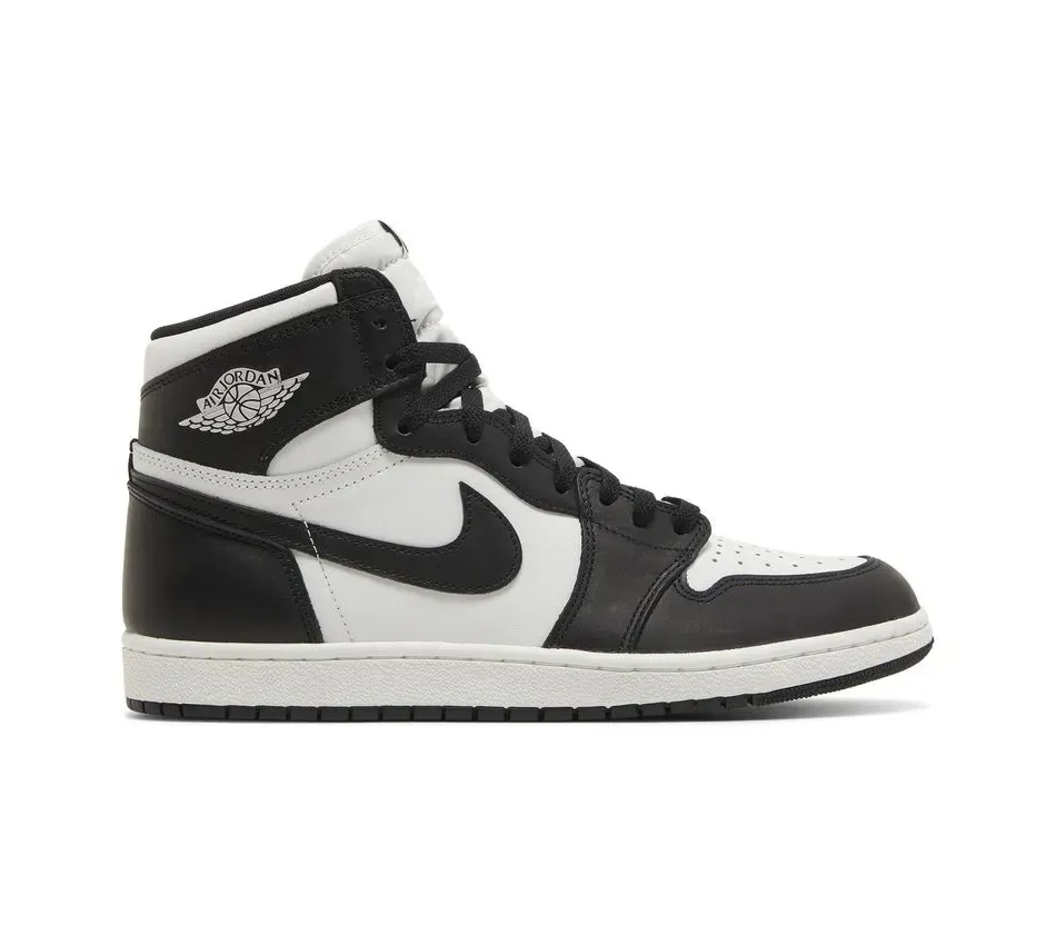 Высокие кроссовки Air Jordan Air Jordan 1 High Black White (1985) (Чёрный) Унисекс