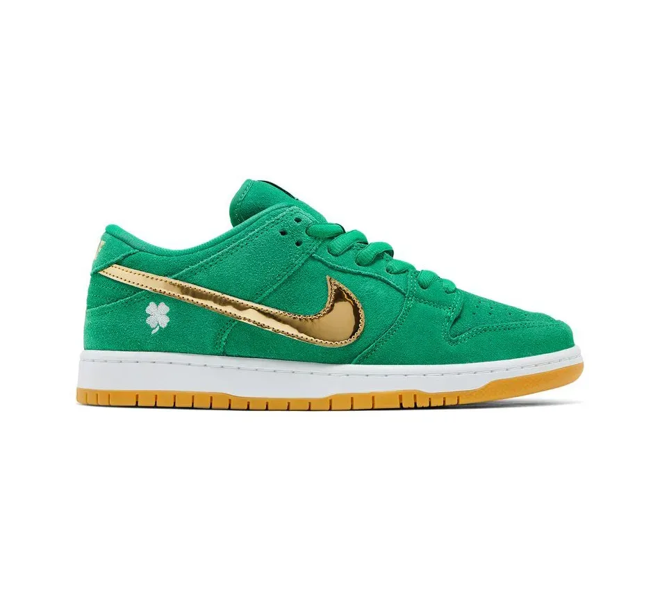 Низкие кроссовки Nike Dunk Low SB St Patricks Day (Зелёный) Унисекс