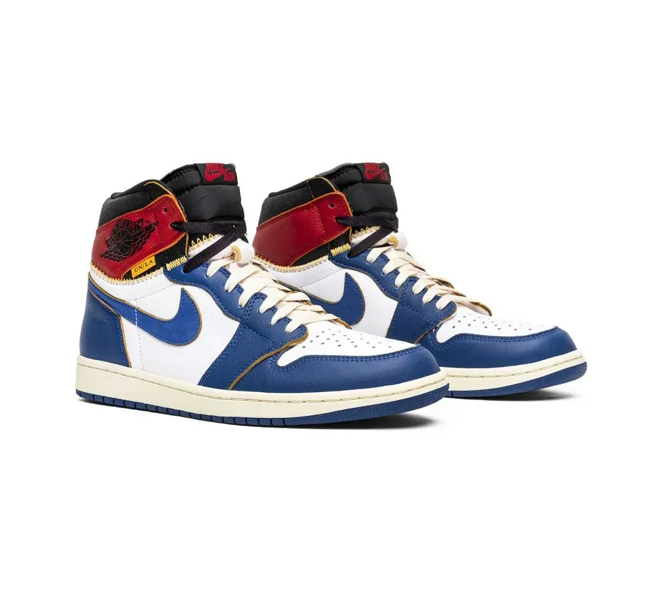 Air Jordan 1 High 1 Retro High Union Los Angeles Blue Toe фото