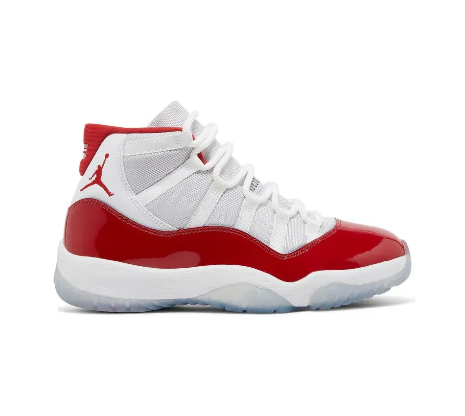 Высокие кроссовки Air Jordan 11 Cherry (Белый) Женские