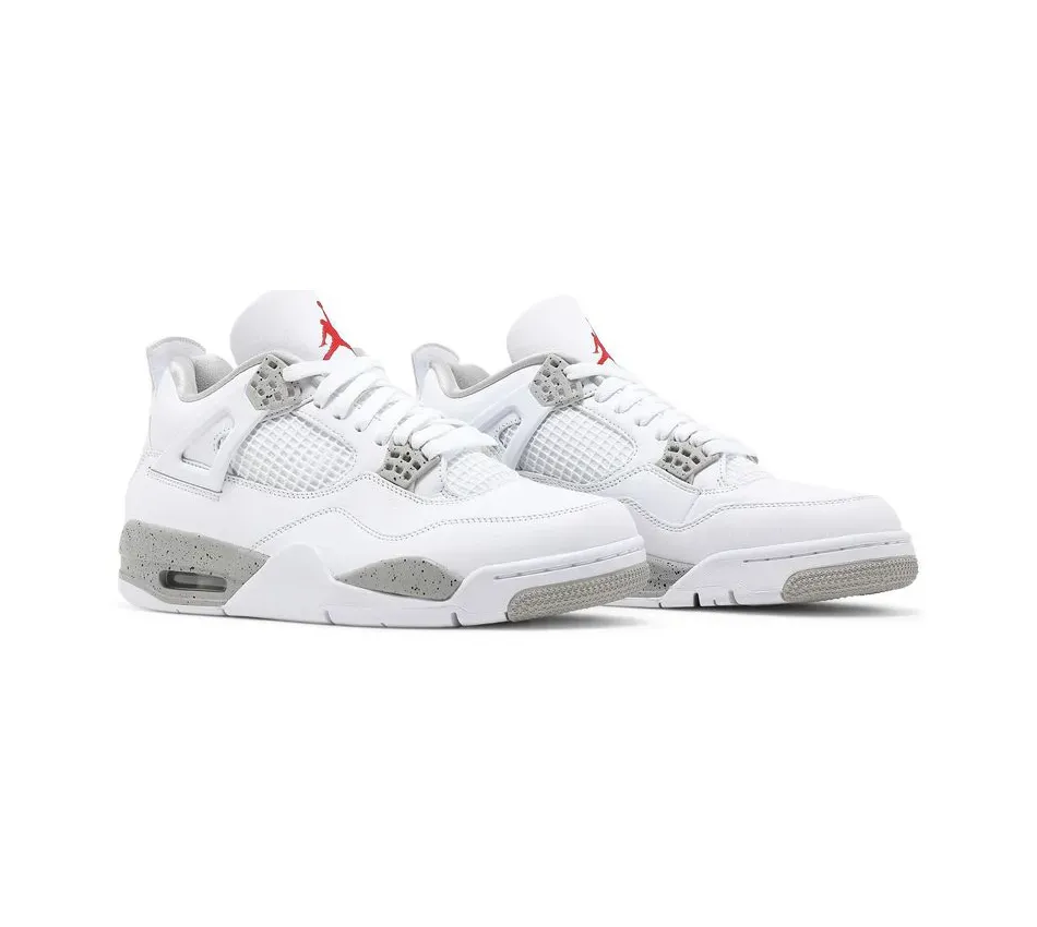 Air Jordan 4 White Oreo фото