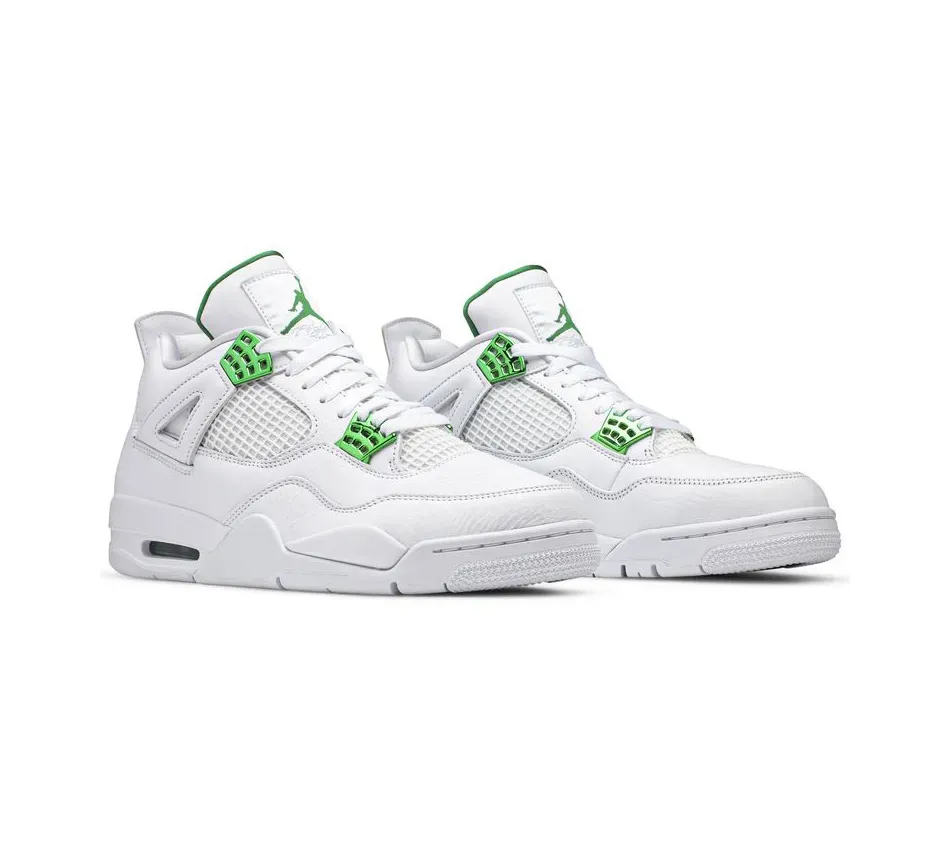 Air Jordan 4 Green Metallic фото