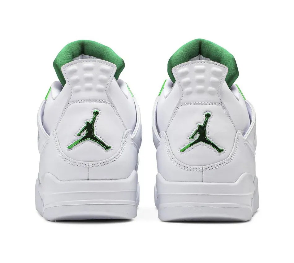 Air Jordan 4 Green Metallic фото